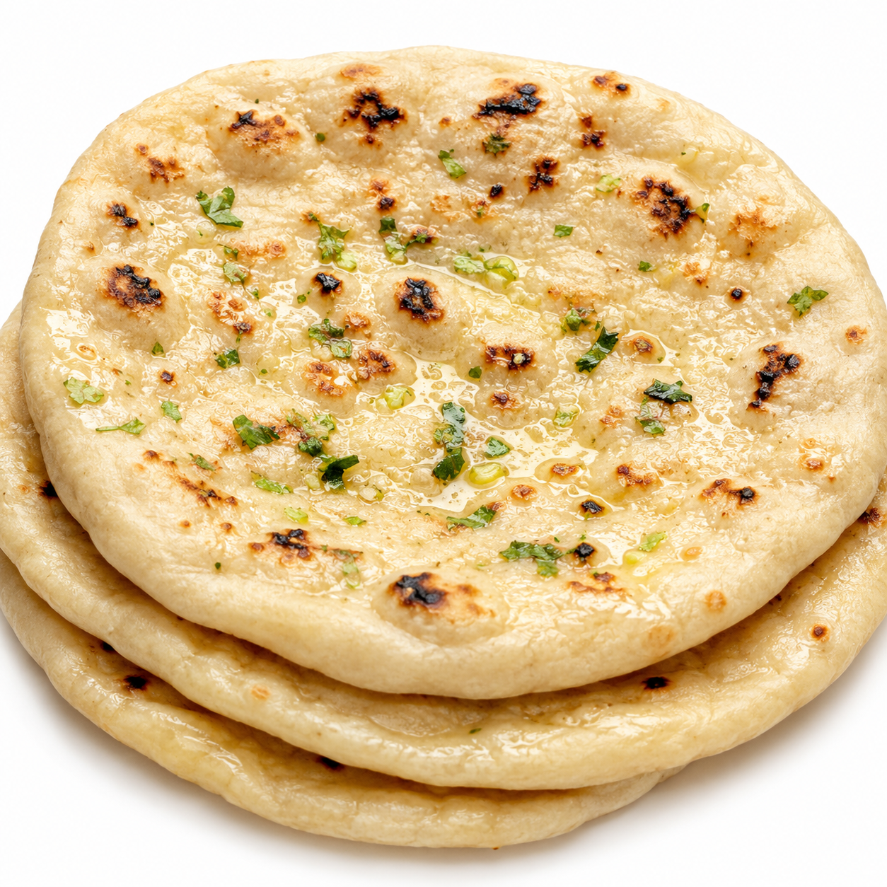 Garlic Naan — Freshly Baked Indian Bread at Taj Mahal Saskatoon